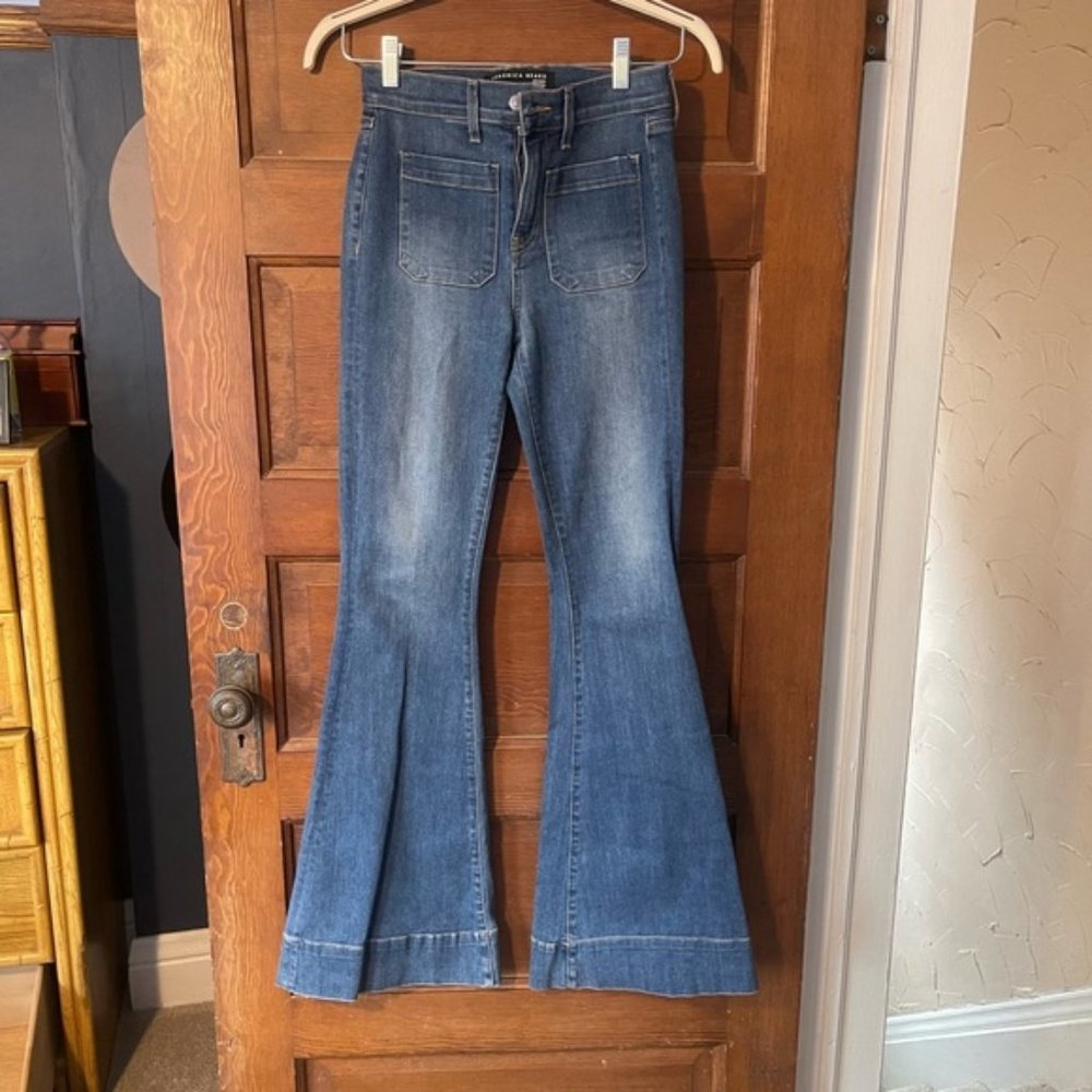 Veronica Beard Women's Sheridan Bell-Bottom Jeans Size 26